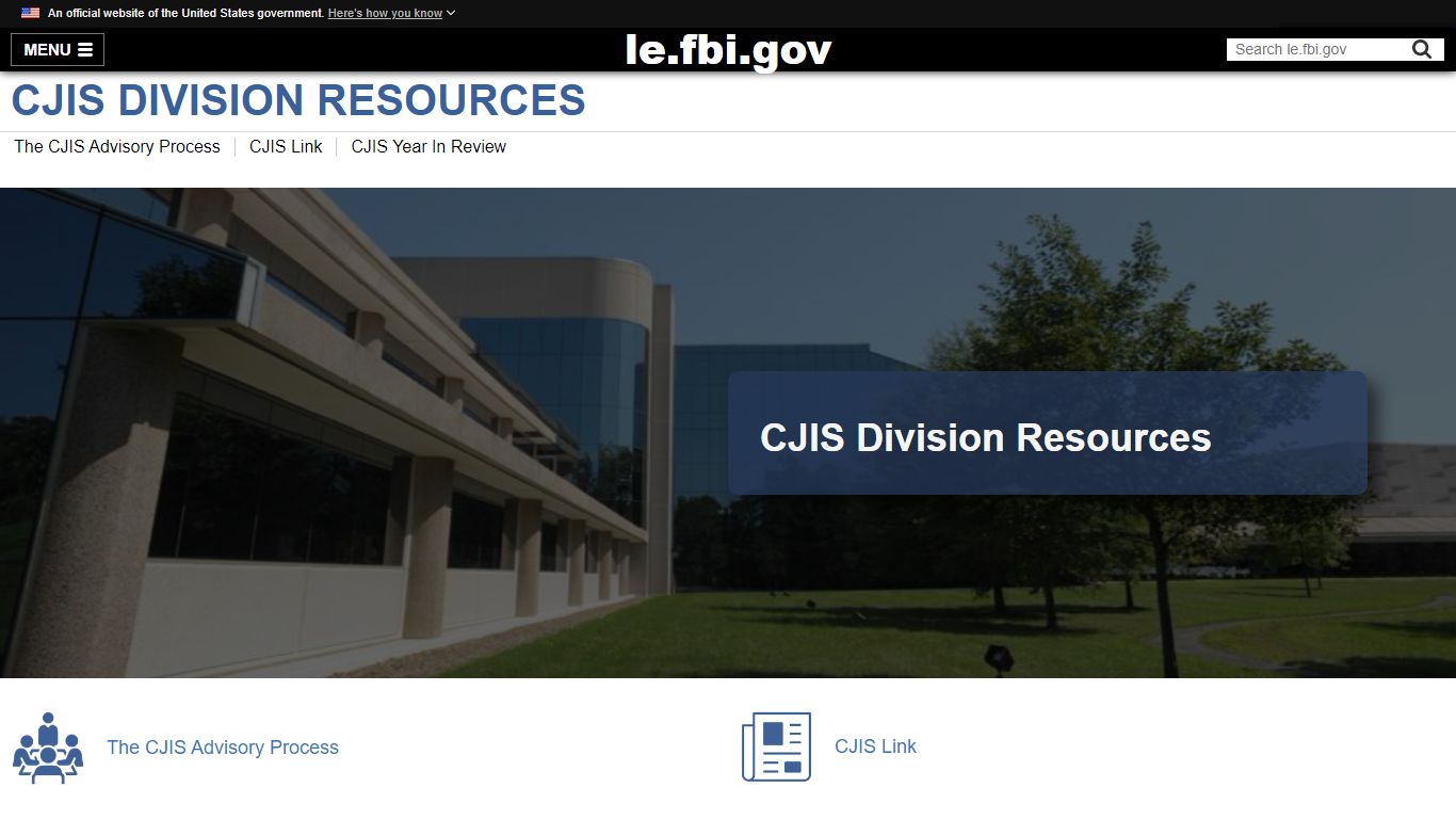 CJIS Division Resources — LE - Federal Bureau of Investigation