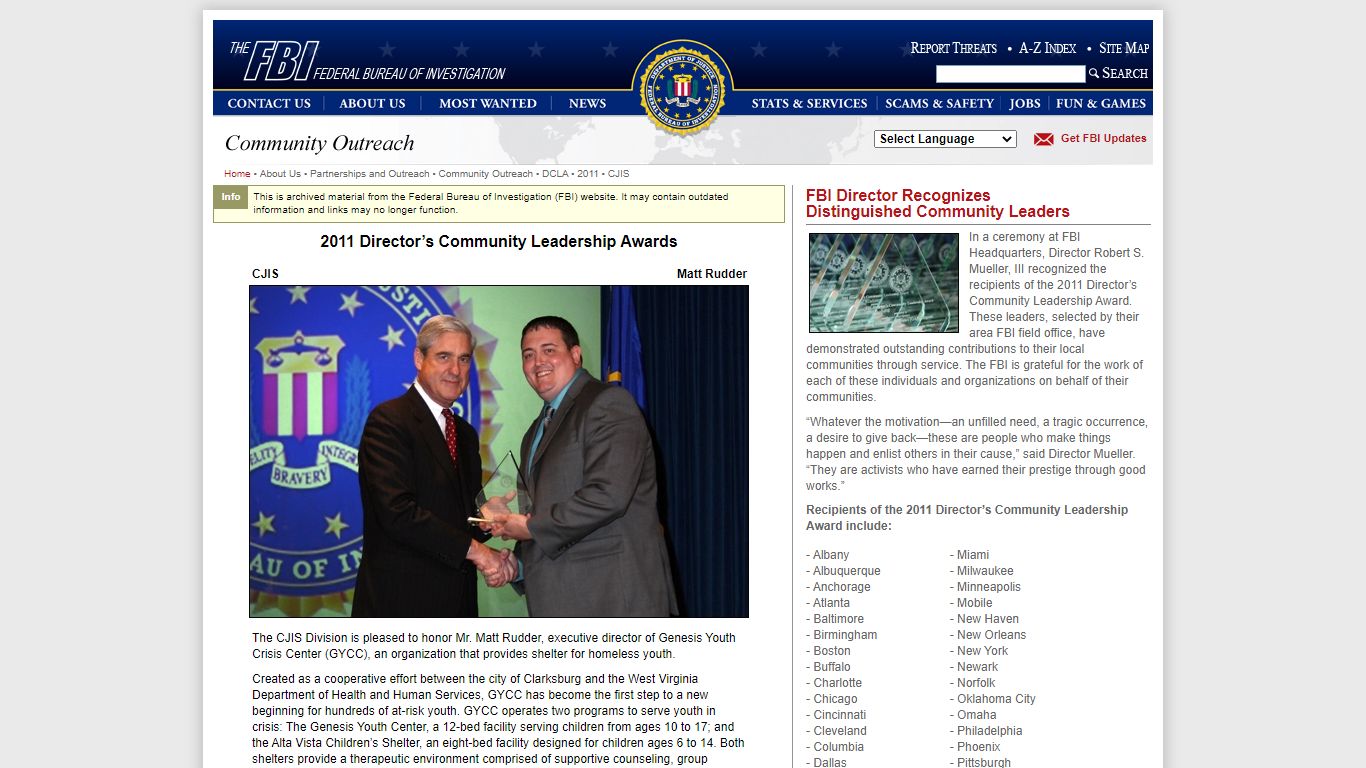 FBI — CJIS - Federal Bureau of Investigation